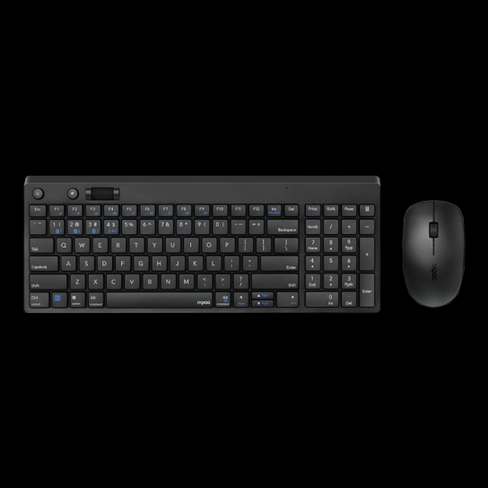 RAPOO 8050T Multi-mode Wireless Keyboard & Mouse(Wireless & Bluetooth)