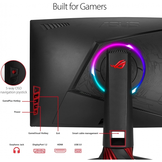 Asus ROG Strix XG32VQ Curved Gaming Monitor – 32 inch