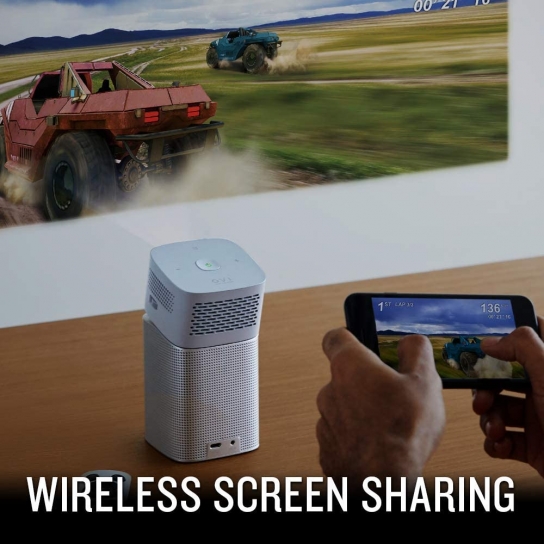 BenQ GV1 Smart Portable Mini Projector with Wi-Fi and Bluetooth Speaker