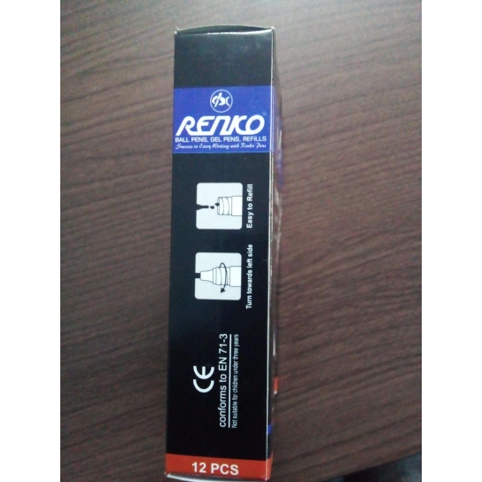 Renko black permanent board marker pen 