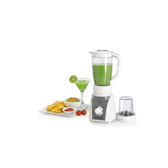 Black and Decker Blender With Grinder Mill White - BX560-B5