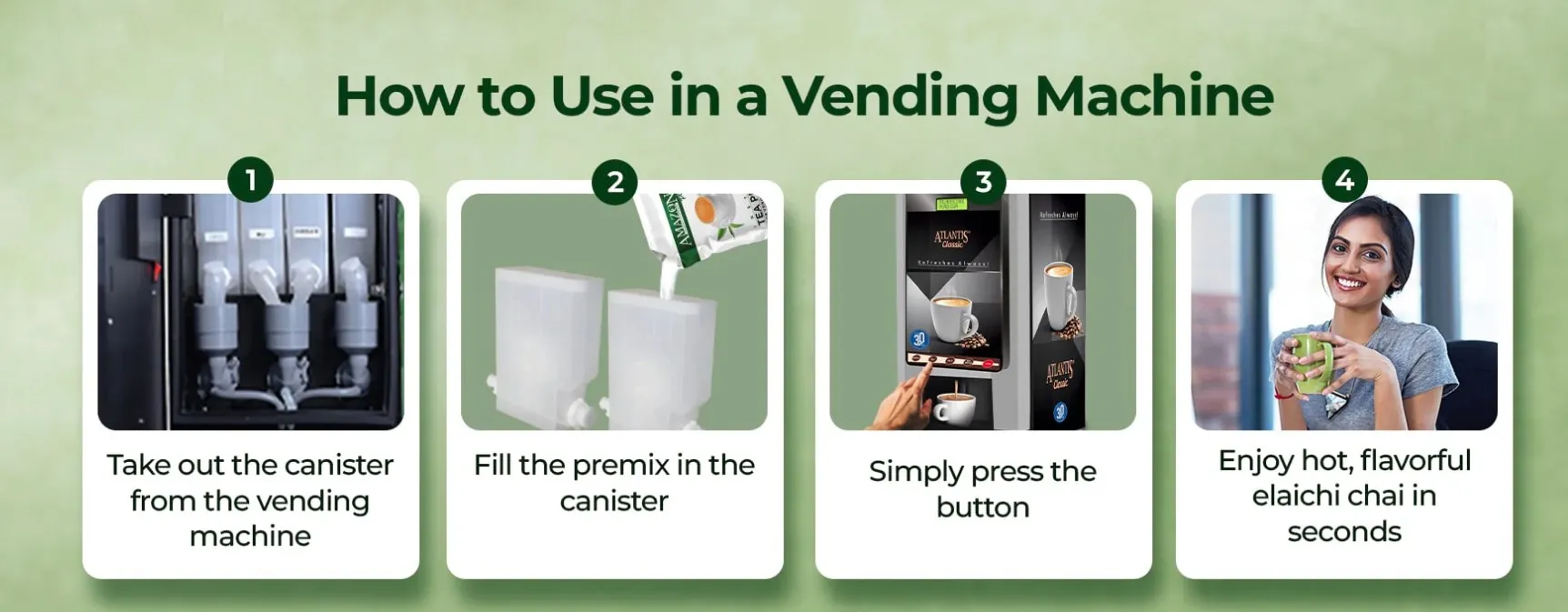 AMAZON Plus 3-in-1 Cardamom Tea Premix 