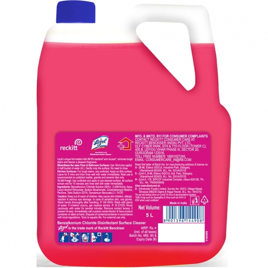 Lizol Floral Surface Cleaner 5L