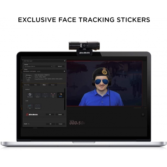AVerMedia Live Streamer CAM PW313 FHD Webcam