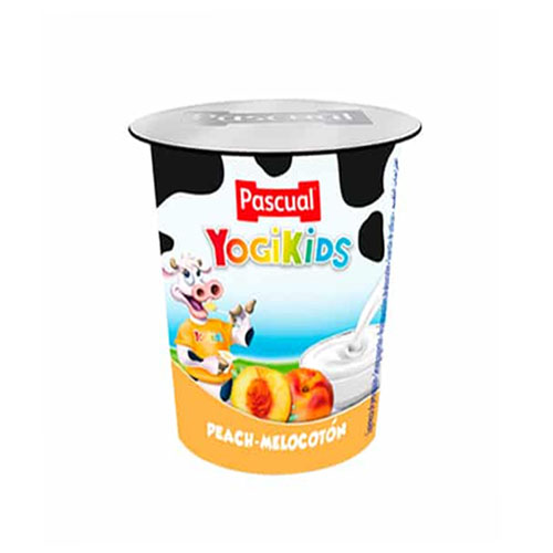 Pascual Yogikids Peach Flavour 125gm