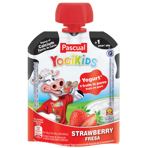 Pascual Yogikids Strawberry pouch 80gm