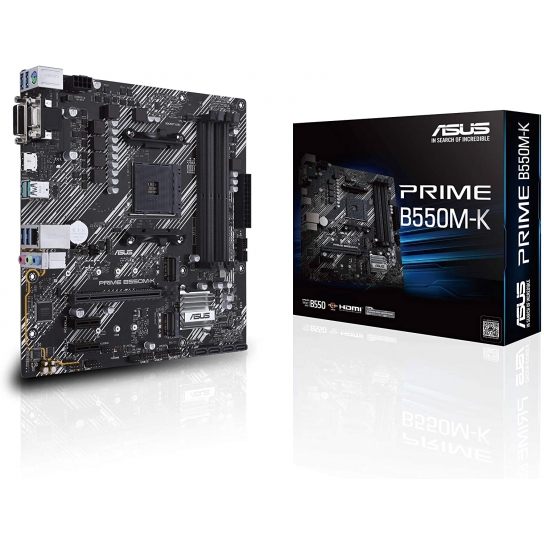 ASUS Prime B550M-K Ryzen AM4 Micro-ATX Motherboard