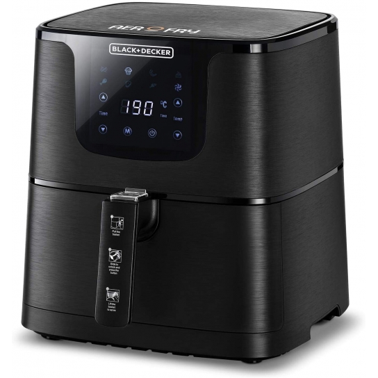 Black and Decker Digital XL Air Fryer, 4.3 Liters, Black - AF700-B