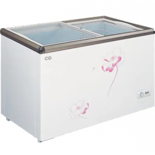 CG 210 ltrs Flat Glass Chest Freezer