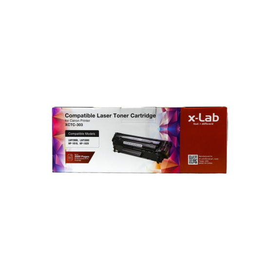 xLab XCTC-303 Compatible Laser Toner Cartridge for Canon Printer
