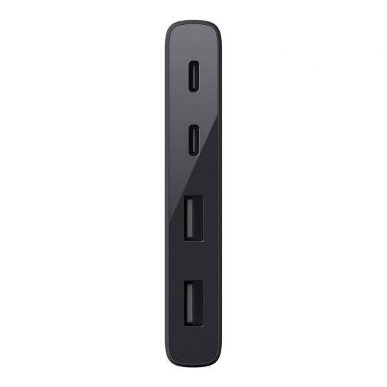 Belkin F4U090btBLK USB-IF Certified 4-Port Mini USB-C Hub
