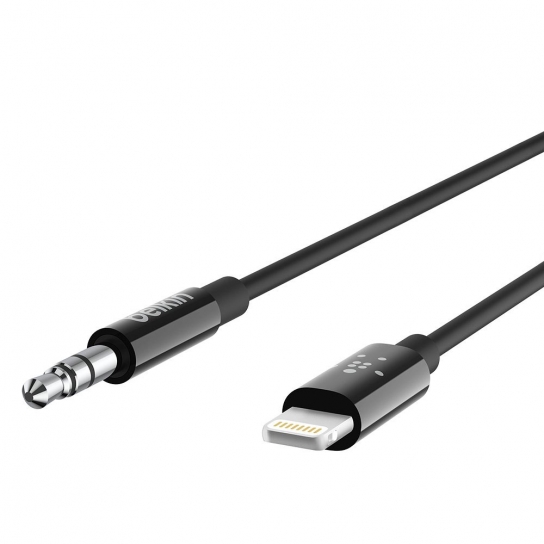 Belkin AV10172bt06-BLK 3.5mm Audio Cable with Lightning Connector