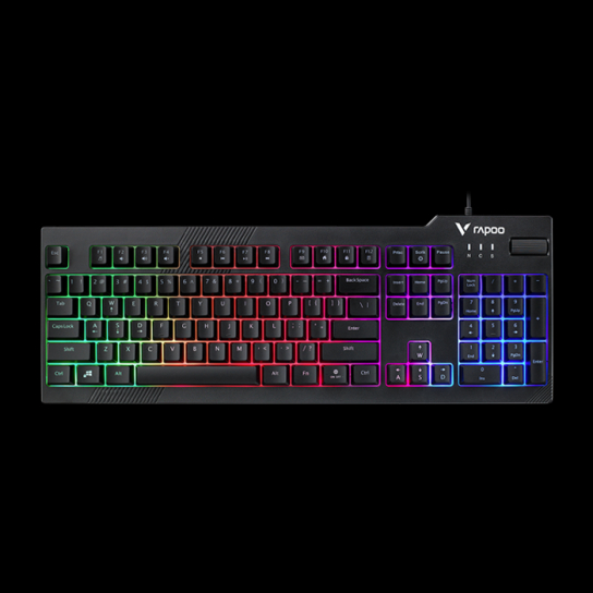 RAPOO V50S Backlit Gaming Keyboard- BLACK