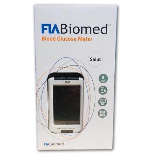 FIA Biomed Salut Glucometer Blood Glucose Meter