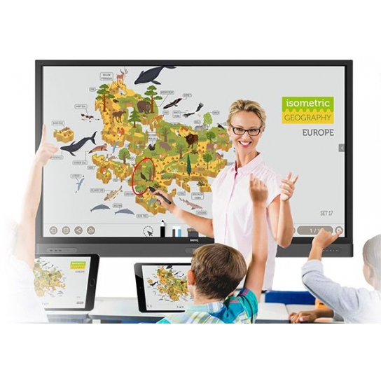 BenQ 4K UHD 65”Education Interactive Flat Panel Display RP6501K