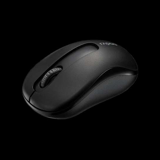 RAPOO M10 Plus Wireless Mouse - Black