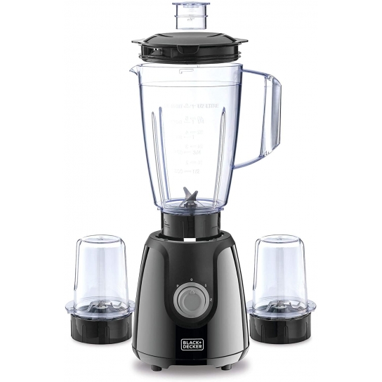 Black and Decker 400W 1.5L Blender , Black - BX440-B5