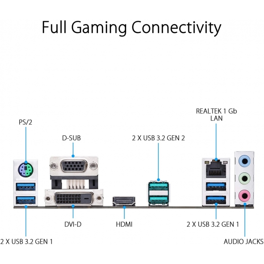 ASUS Prime B550M-K Ryzen AM4 Micro-ATX Motherboard