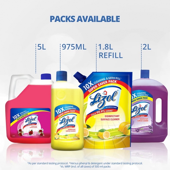 Lizol Floral Surface Cleaner 5L