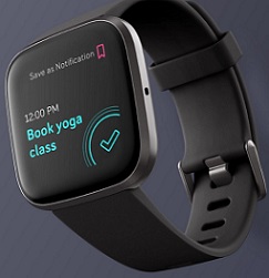 FITBIT VERSA( Black-Aluminium /Grey Silver)