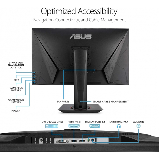ASUS VG278QR Full HD 27inch Gaming Monitor