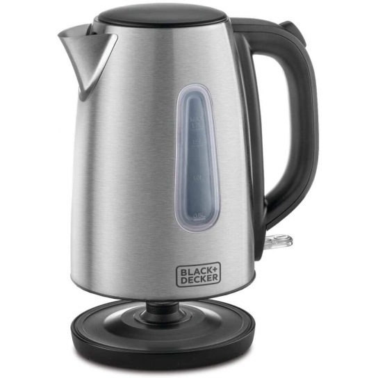 Black and  Decker 1.7L Concealed Coil Stainless Steel Kettle, JC450-B5