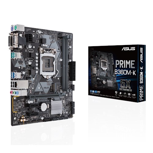 ASUS PRIME B360M-K mATX motherboard