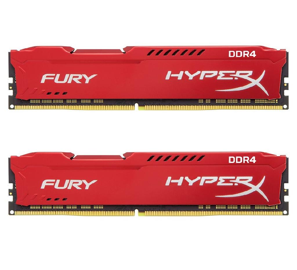 Kingston Technology HyperX FURY Red 16GB 2666MHz DDR4 CL16 DIMM 1Rx8 (HX426C16FR%2F16)