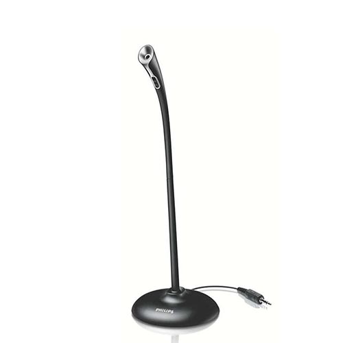 PHILIPS SHM1000/97 PC Microphone- Black