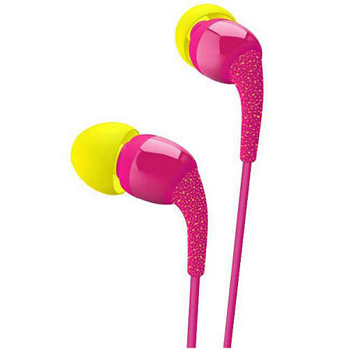 PHILIPS THE SHOTS SHO1100PK/10  O&amp;#039;Neill in-ear Headphone- Pink &amp;amp; Yellow