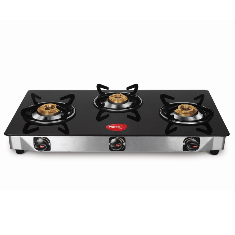PIGEON  LPG STOVE Glasstop Blaze 3 BR Auto Export