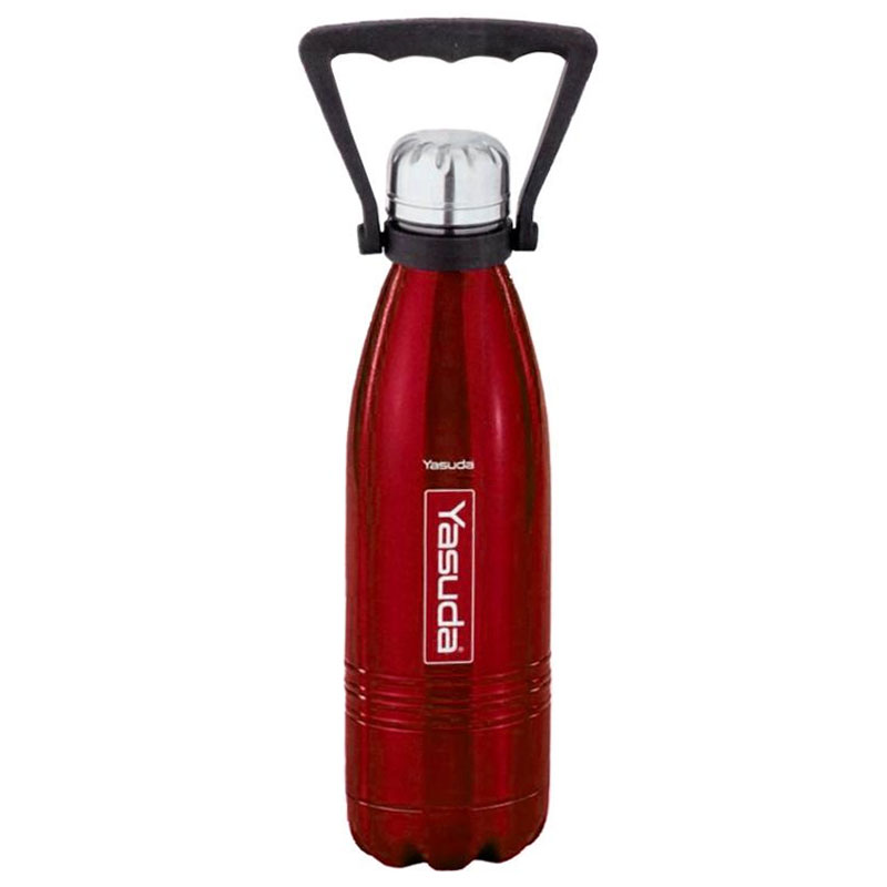 Yasuda Vaccum bottle YS-CB1500 Red Stainless Steel
