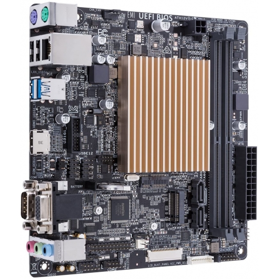 ASUS PRIME J4005I-C Low-power fan-less motherboard with Intel Celeron Dual-Core SoC J4005 processor