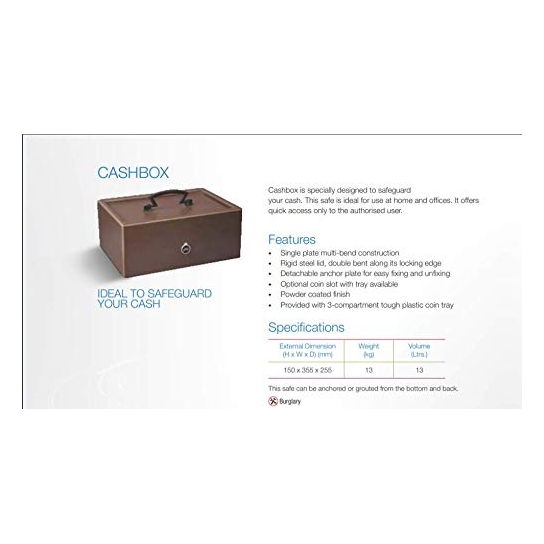 GODREJ Cash Box with Coin tray - SEBP0112 