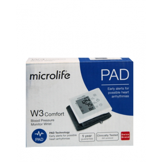 Microlife Auto Digital Wrist BP Machine W3 Comfort