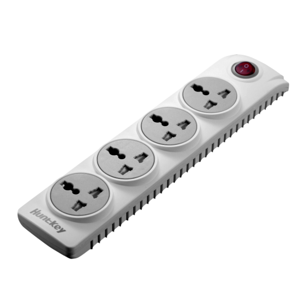 1.5 Meter Huntkey socket SZN401-2 (Power Strip 4 sockets with surge protection multi plug)