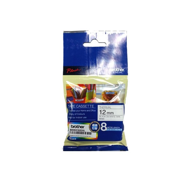 Brother M-K231 Black/White KP (12mm x 8m)