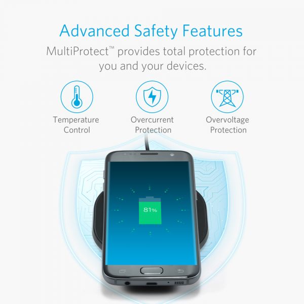 Anker Power Port 10W Wireless Charging Pad for Mobile Phones