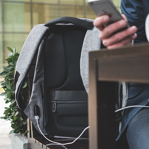 Bobby Anti-Theft Backpack High Quality - Black