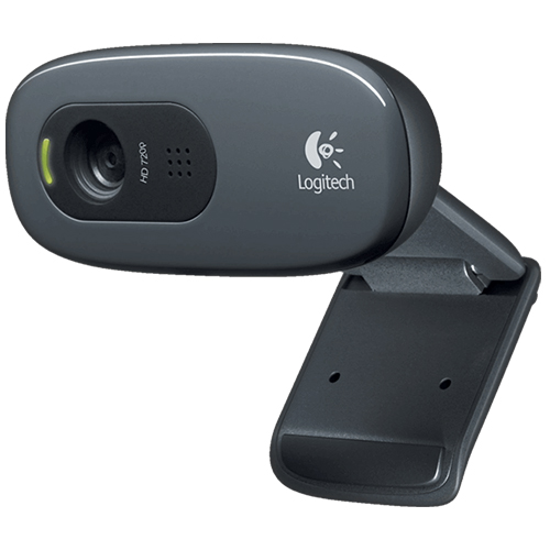 LOGITECH C270 HD Webcam Black