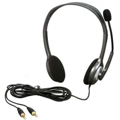 LOGITECH H110 Full Stereo PC Headset - Black