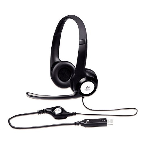 LOGITECH H390 USB Headset - Black