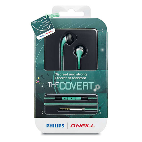 PHILIPS THE COVERT SHO4507/10 O&amp;#039;Neill in-ear Headphone- Black