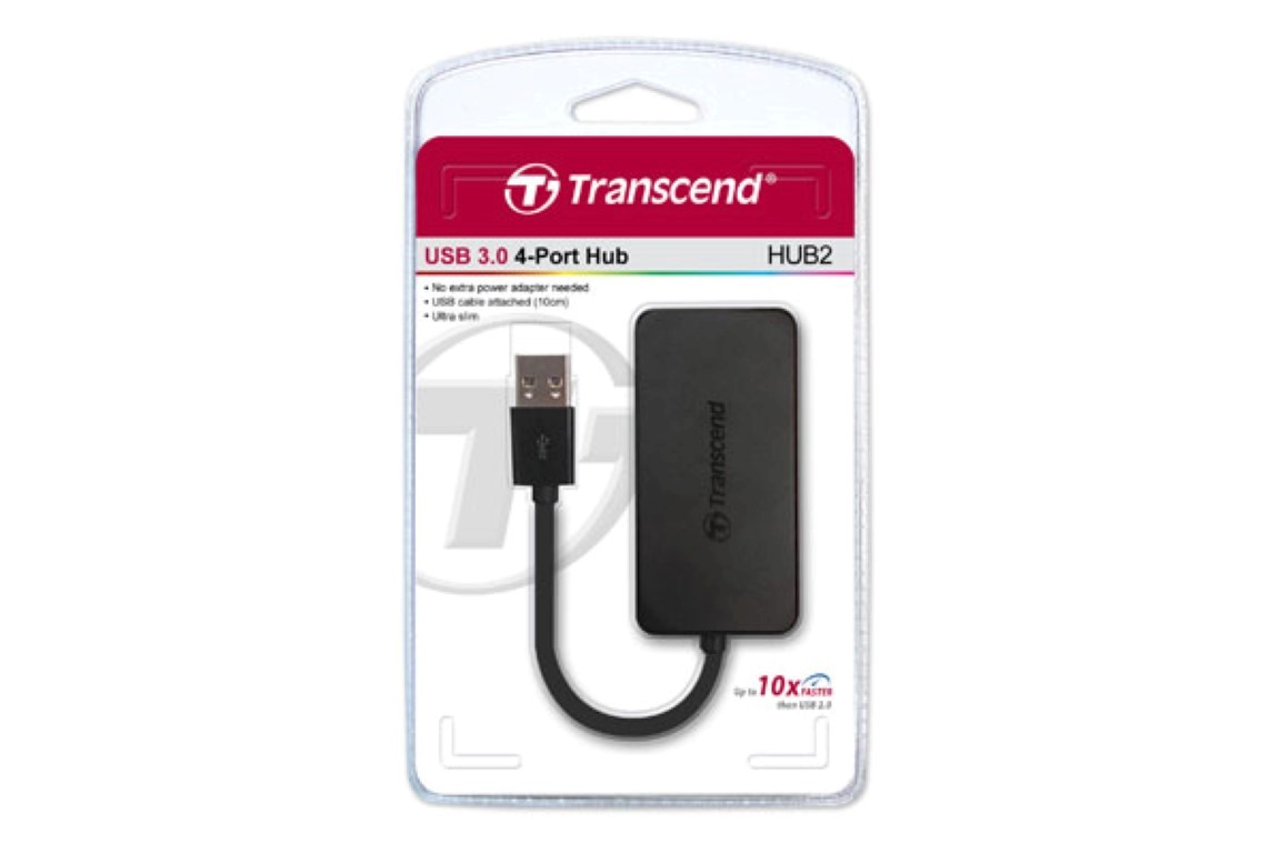 TRANSCEND 4 Port-USB 3.0 HUB2