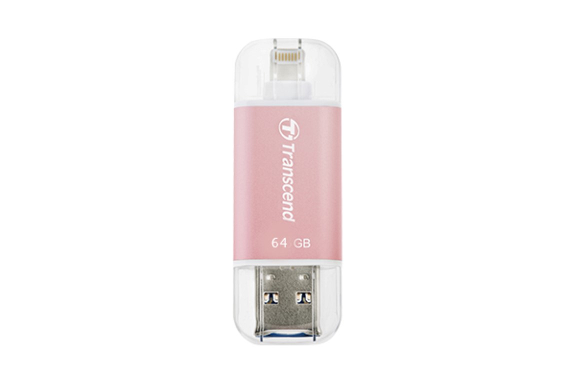 TRANSCEND JDG300S JetDrive Go Silver-64GB / Apple OTG Pen Drive