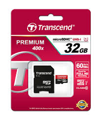 TRANSCEND Micro SD 32 GB U1 Class