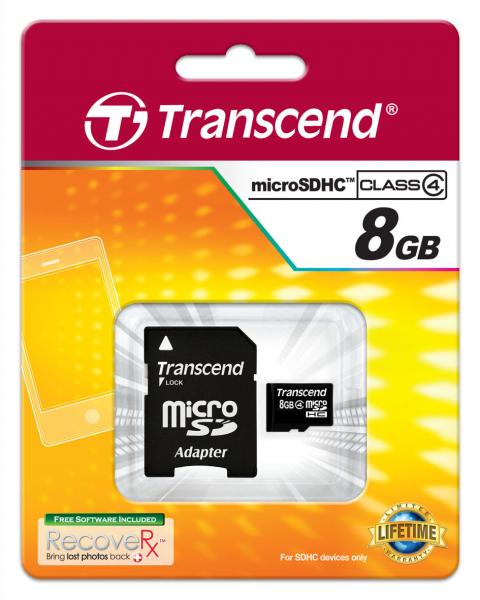 TRANSCEND Micro SD 8GB