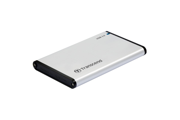 TRANSCEND S3 -2.5&amp;quot; Aluminium Case USB 3.0 Password Protection / One Touch Backup HDD Case
