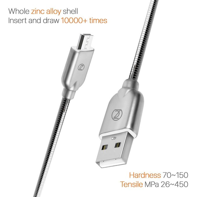 ZECEEN METAL MICRO USB CHARGER CABLE