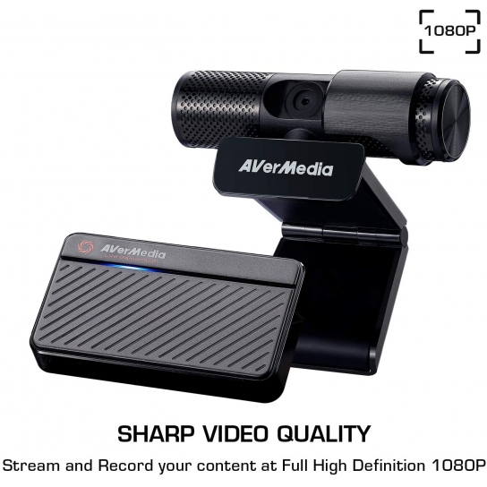 AVERMEDIA Live Streamer Duo B0311D Capture Box Streaming Card and CAM